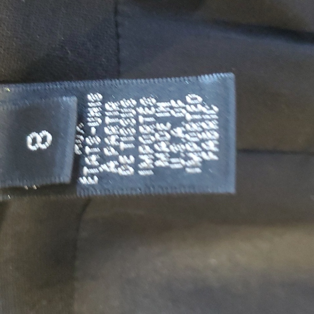 Ralph lauren black label wool blend women black zip front jacket blazer size 8 - Picture 10 of 14